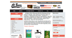 Desktop Screenshot of allbasicsstoves.com